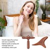 Set of 4 Wooden Massage Sticks, Triangular Knobble, Trigger Massage