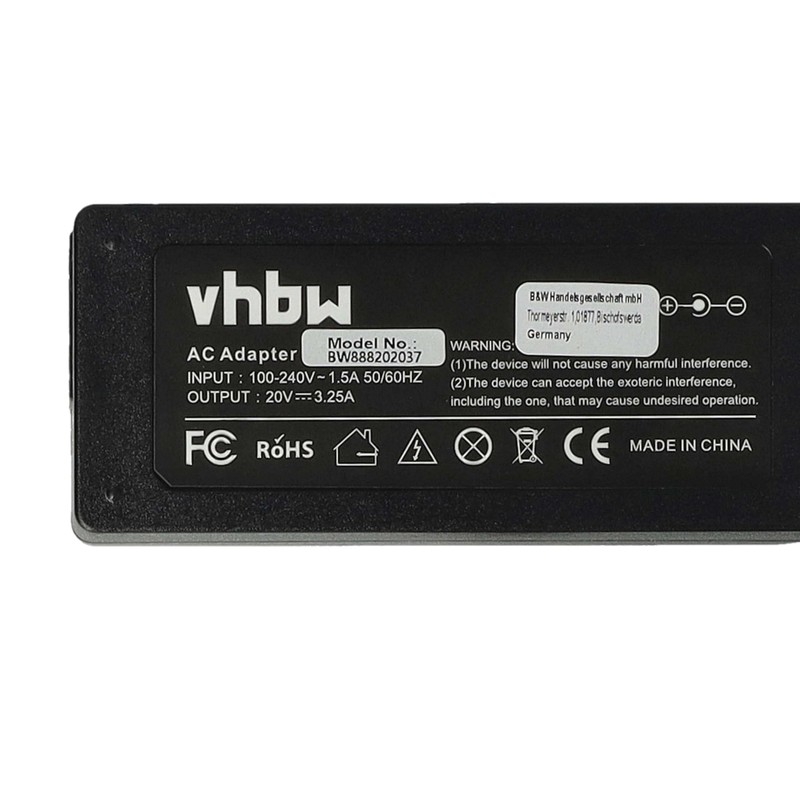 vhbw Power Supply Compatible with Lenovo B50-10, B50-50 Notebook