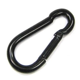 Pack of 10 Hook/Fire Brigade Snap Hook 60 x 06 Steel Black Frame 909403)