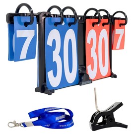 Boardee Portable Scoreboard – Wearable Attachable Tabletop Score Keeper for Volleyball, Beach Volleyball, Cornhole, Tennis, Ping Pong, Table Tennis, Billiards