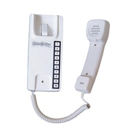 NEWMAR NMR-PI-10(WH) / 10 Station Phone Com Handset White