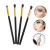 Healeved 4pcs Eyeshadow Brush Set Soft Horse Hair Blending Makeup