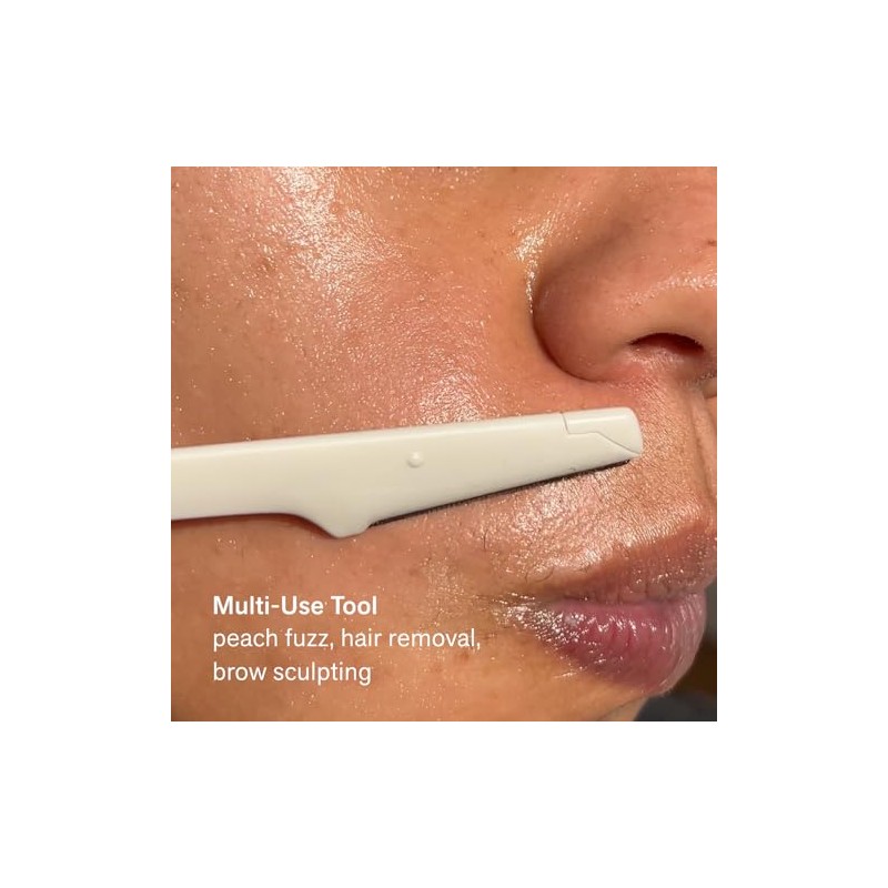 Nimbi Dermaplaner Razor, Precision Eyebrow Shaper, Facial Hair Removal &
