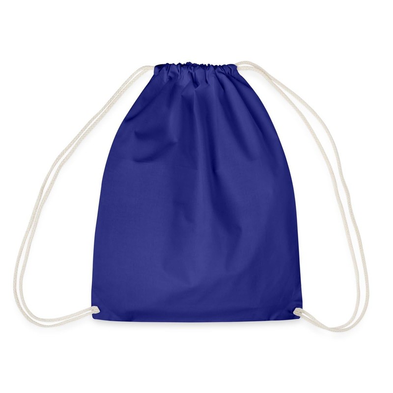 Spreadshirt Peanuts Snoopy and Woodstock Gym Bag, royal