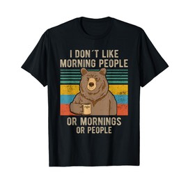 Odio la gente del mattino e la mattina e il caffè della Maglietta