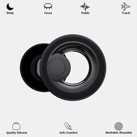 Jayine Ear Plugs for Noise Cancelling Ear Protection EarPlugs for Sleep,8 Pairs Ear Tips in XS, S, M, L -30dB Silicone Earplugs for Noise Reduction