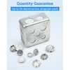 12 Pcs 1/2 inch Knockout Seal Electrical Box Knockout Plugs