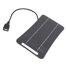 Asixxsix Mini Solar Panel, 5V 5W USB Solar Charger for Cell Phones, USB Fans, Night Lights, Solar Water Pumps, High Efficiency Monocrystalline Silicon, Portable, Weather Resistant