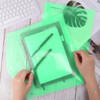 A4 Plastic Wallets Folder - 12Pcs Clear Document Folders Transparent