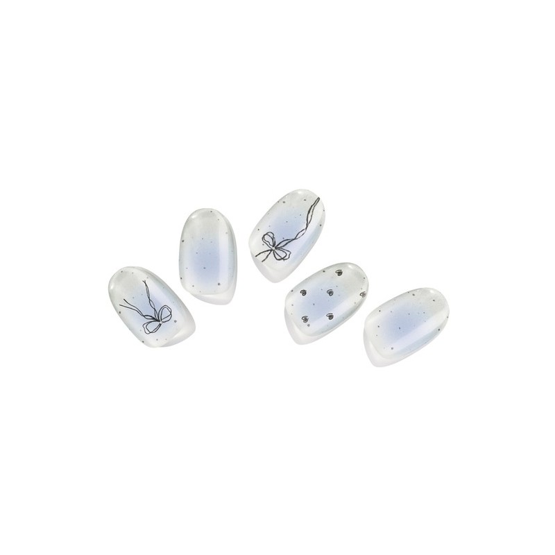Shop Gel Blue Ribbon Ink Sticky Gel Nail 16pcs /