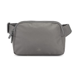 Parker Baby Diaper Belt Bag - Portable Fanny Pack Diaper Bag, Crossbody Bag for Moms - "Birch Belt Bag" - Gray