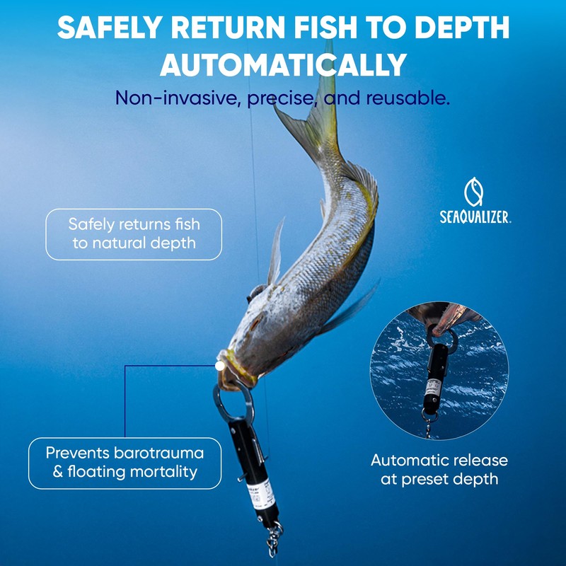 SeaQualizer Fish Descending Device – 3 Setting Release Device for