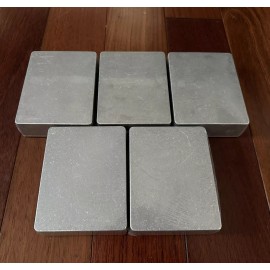 Unbranded Bundle Of 5 New 1590BB Diecast Aluminum Case Enclosures For Guitar Effect Pedals