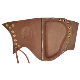 (PACK OF 2)U.S. Garand Leather Sniper Cheek Pad- BROWN