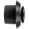 Vent Systems 4" Inch Black Plastic Universal Diffuser - Round