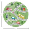 Fun Express Transportation Time Party Round Paper Dessert Plates -