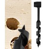 QWORK® Wooden Hand Drill Multi-Purpose Auger for Outdoor Camping Bushcraft