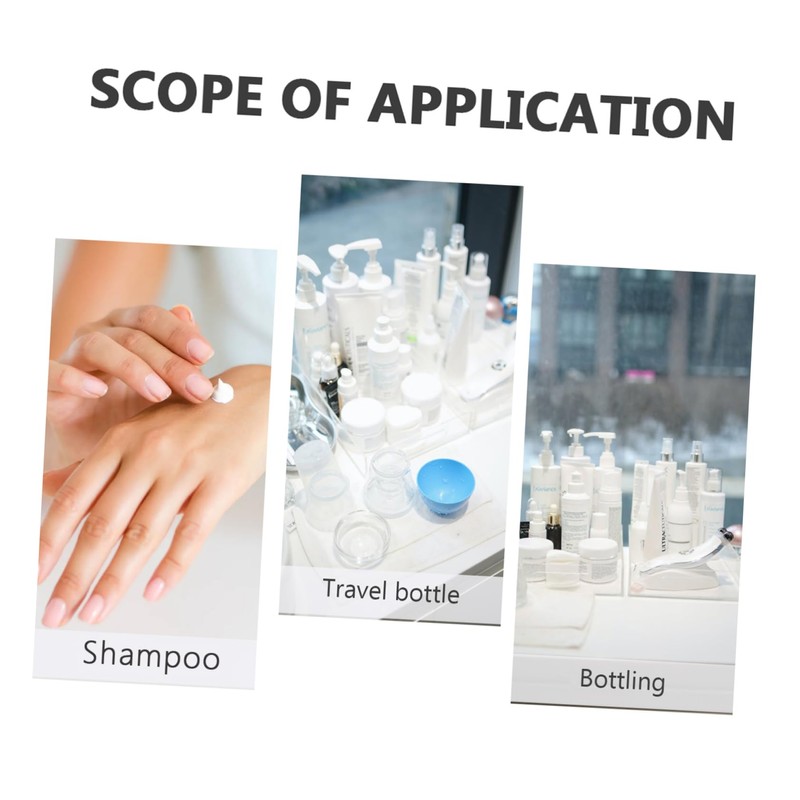 Baluue 10pcs Travel Bottles Refillable Shampoo Face Wash Body Lotion