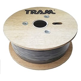 500' Feet Reel RG58A/U Type Coaxial Cable Stranded Copper Center Foam Dielectric for CB HAM UHF VHF Radio Antenna Installations. Tram 58B