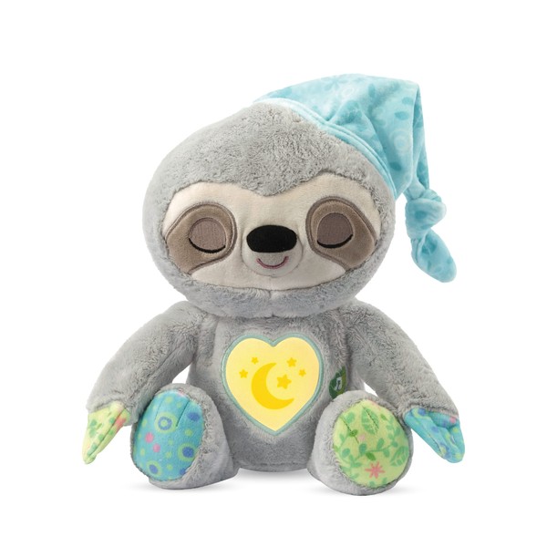 Vtech My Sleepy Sloth | Newborn Baby Cuddly Toy with Lights, Music, Songs & Melodies | Soothing Sleep Aid | Suitable for Ages 0 Months +, English Version