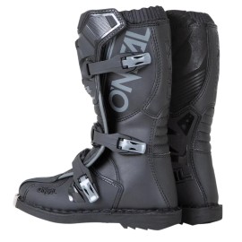 O'Neal Youth Kids Element Motocross Offroad Boots Black - Black, Youth 4