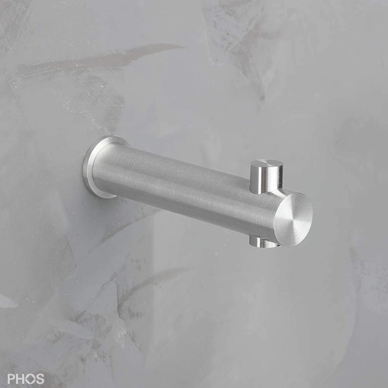 PHOS Design Elegant Wall Hook Made of Matt Stainless Steel,