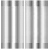 40Pcs Plain End Scroll Saw Blade Set 5inch High Carbon