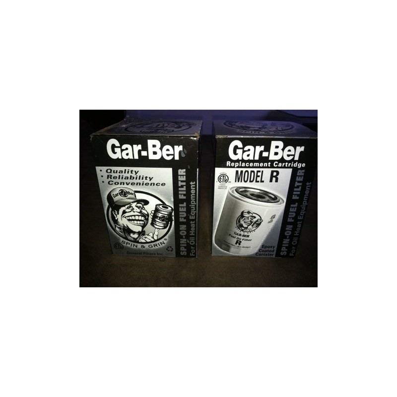 TWO (2) GAR-BER MODEL R SPIN-ON OIL FUEL FILTERS -