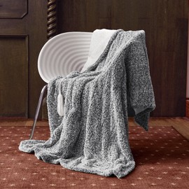 Templewet Heated Blanket Electric Throw 50" x 60" -Heated Throw Blanket with 5 Heating Levels & 3 Hours Auto Off,Machine Washable,ETL & FCC Certification,Over-Heat Protect(Racoon Gray)