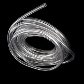 iMeistek 9mm ID x 11mm OD Clear Plastic Tube Hose, 6M Length Food Grade Flexible PVC Vinyl Tube Pipe for Oil Water and Air Transfer