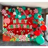 Peppermint Christmas Backdrop Merry Christmas Peppermint Candy Cane Lollipop Photography