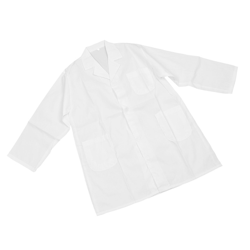 Children Laboratory Coats Turn Down Collar Adjustable Realistic Role Play