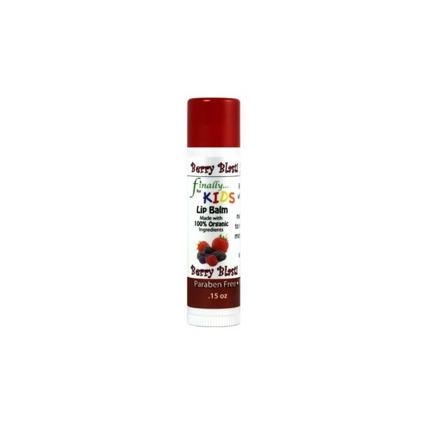 Finally Pure - Berry Blast Lip Balm for Kids - All ORGANIC Ingredients