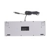 Wired RGB Keyboard Sensitive Operation Quick Response 62 Key White