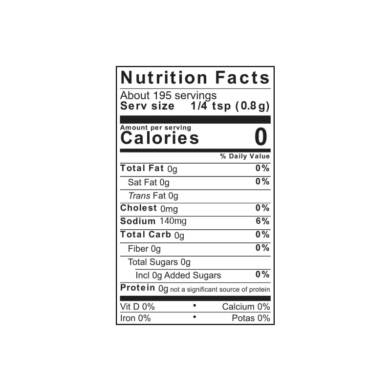 GIBSONS STEAKHOUSE Seafood Seasoning, 5.5oz Bottle