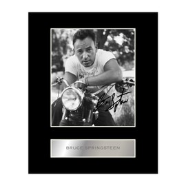 Iconic pics Bruce Springsteen #2 Signed Mounted Photo Display