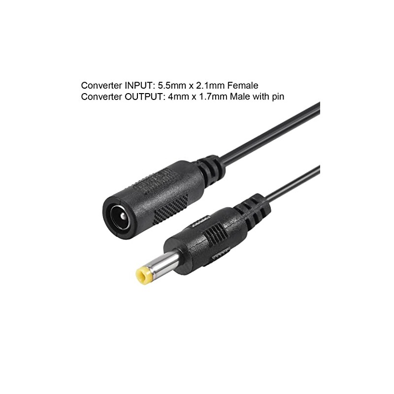 sourcing map Adapter Connector Converter 5.5 x 2.1 mm to