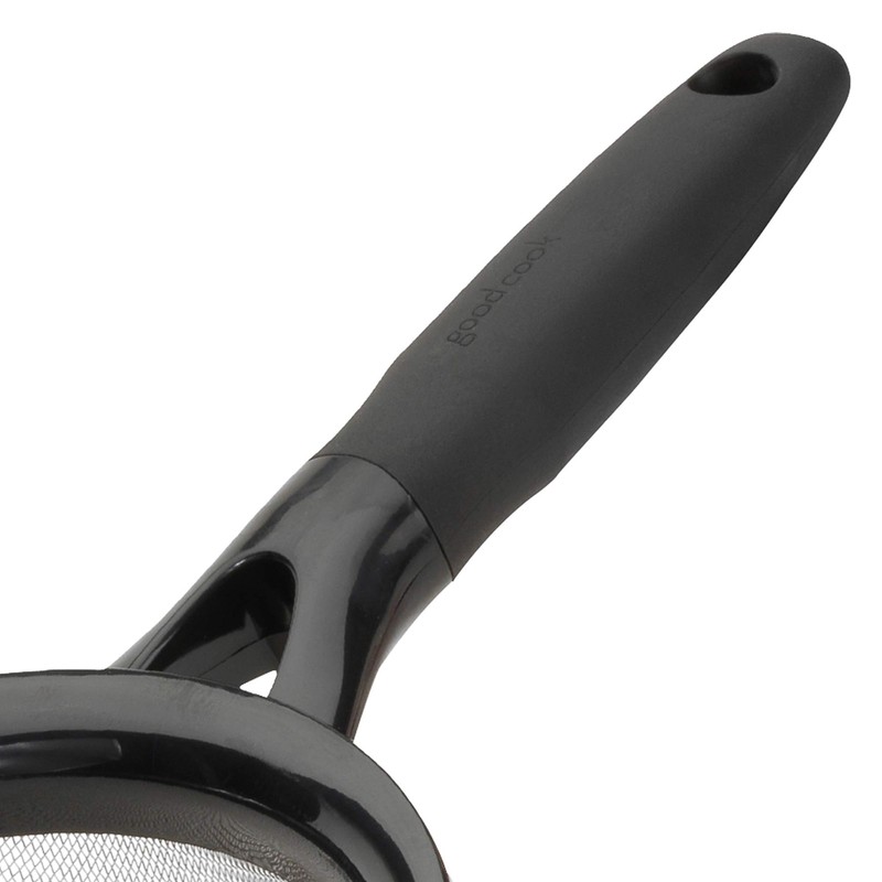 GoodCook Touch 8" Stainless Steel Wire Mesh Strainer with Non-slip