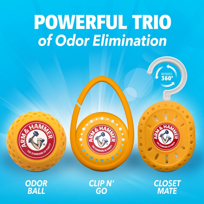 Arm and Hammer Odor Busterz Deodorizer Balls Mixed Pack: 4