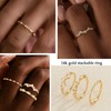 KAERUN Stackable Gold Rings for Women Non Tarnish 14K Gold