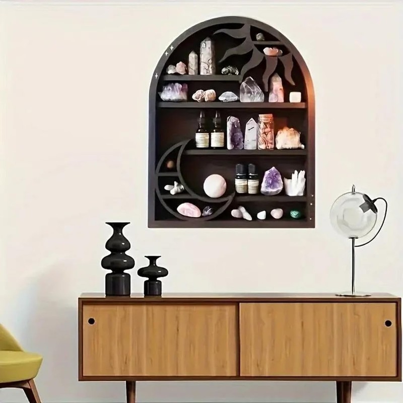 Comphic Wooden Storage Shelf - Wall Shelf, Elegant and Practical,