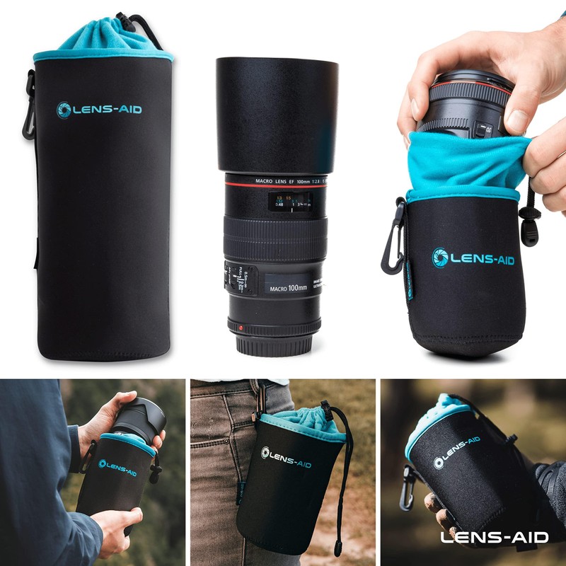 Lens-Aid Lens Pouch DSLR Lens