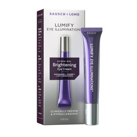 LumiPie 루미파이 일루미네이션 하이드라-젤 브라이트닝 크림, 비타민 C, 카페인, 나이아신아마이드, 히알루론산이 잔주름과 주름을 밝고 매끄럽게 하며 줄여줍니다, 0.5온스(15g) [Lash Serum] Lumify Illumination Hydra-Gel Brightening Cream, Vitamin C, Caffeine, Niacinamide, Hyaluronic Acid Brightens and Smooths Fine Lines and W