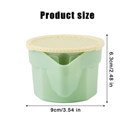 NQEUEPN Cat Grass Planter Box, Soil-Free Cat Grass Cup, Anti-Digging Design, Easy to Plant