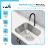 KABCO 23 Inch Stainless Steel Single Bowl Classic Kitchen Sink,