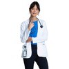 Cherokee Women Scrubs Lab Coat 28'' Consultation CK451, XS, White