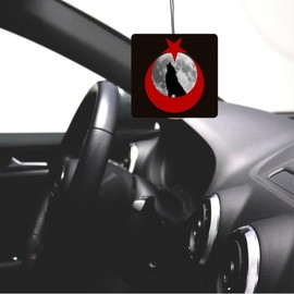 Türkiye Turan Bozkurt Ay yıldız 5'li tasarımlı Araba Oto Oda Kokusu Aksesuarı Car freshner