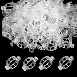 Wekuw Plastic Clips for Plants, Pack of 300 Plant Clips Tomato Clips Plant Support Clip Plant Mounting Clips Trellis for Tomatoes, Cucumbers, Flowers, Peppers and Other Trellis Plants