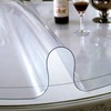 LovePads 2mm Thick Frosted Round Table Cover Protector 60 Inch