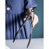 HINMAY 9" Silicone Kitchen Tongs with Silicon tips, Set of
